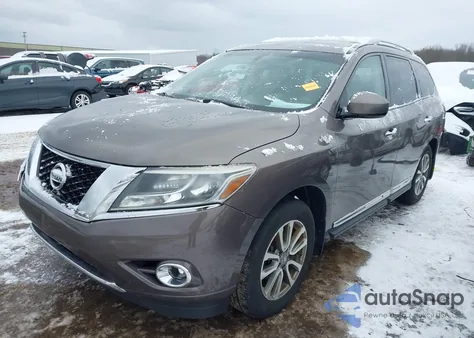 2014 Nissan Pathfinder Sl z USA, uszkodzony, nr VIN 5N1AR2MM5EC612439